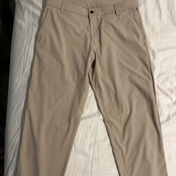 Lululemon Men's Commission Pant Classic 32" * Sz 33 - Warpstreme In Trench - Picture 1 of 5